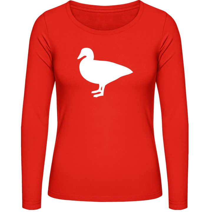 Duck Silhouette Women long Sleeve Shirt 0 image
