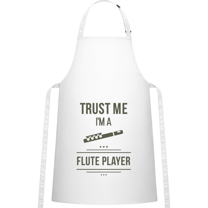 Trust Me I´m A Flute Player Delantal de cocina contain pic