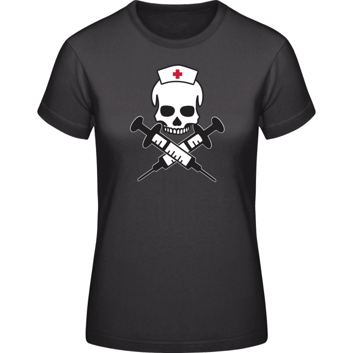 Nurse Skull Injection T-shirt til kvinder 0 image