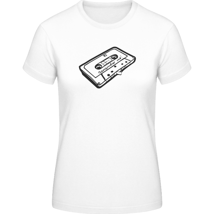 Retro Cassette Remember Me T-skjorte for kvinner 0 image