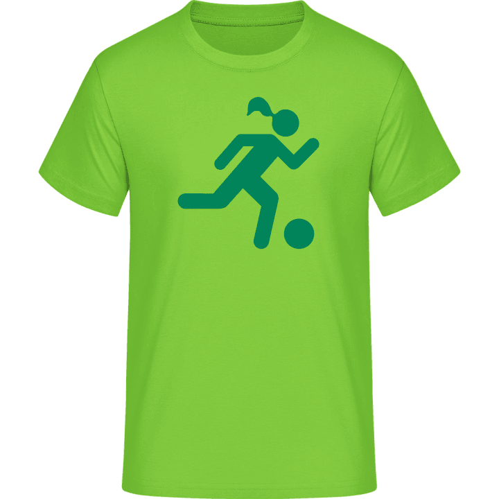 Soccer Player Woman T-Shirt contain pic
