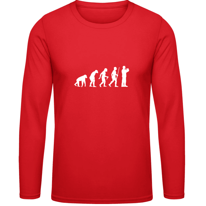 French Horn Player Evolution Shirt met lange mouwen 0 image