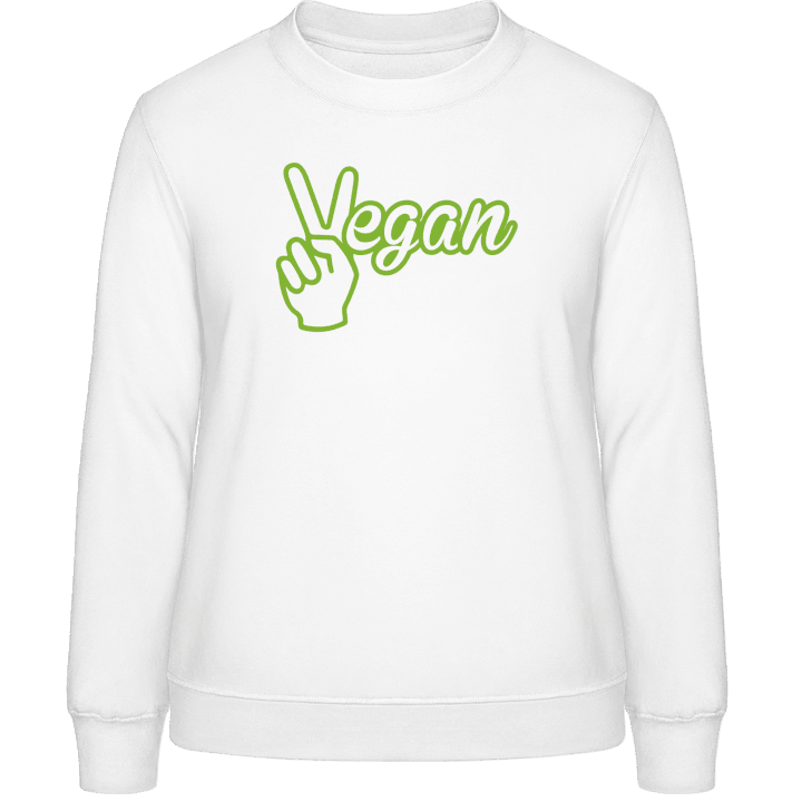 Vegan Logo Frauen Sweatshirt contain pic