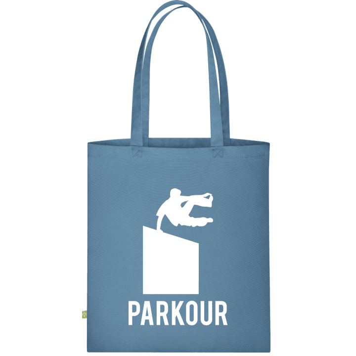 Parkour Silhouette Stofftasche contain pic