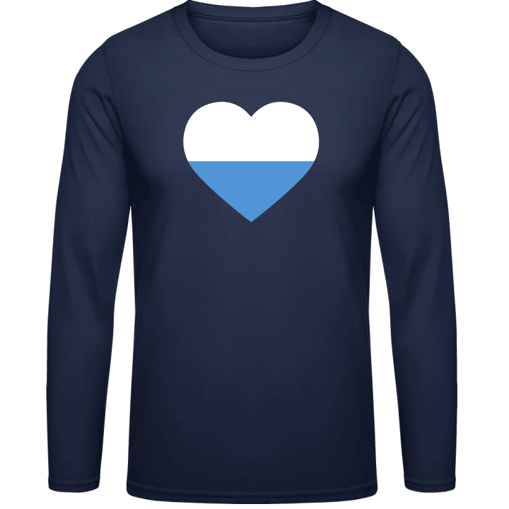 San Marino Heart Flag Shirt met lange mouwen contain pic