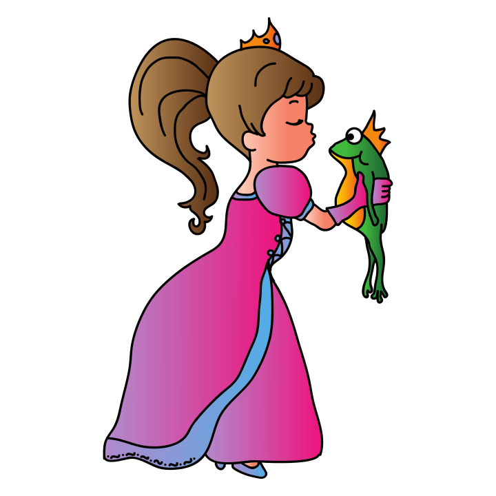 Princess Kissing Frog Sweatshirt til kvinder 0 image