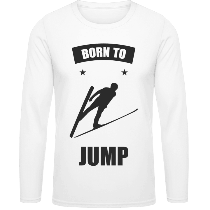 Born To Jump T-shirt à manches longues contain pic