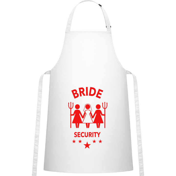 Bride Security Forks Delantal de cocina contain pic