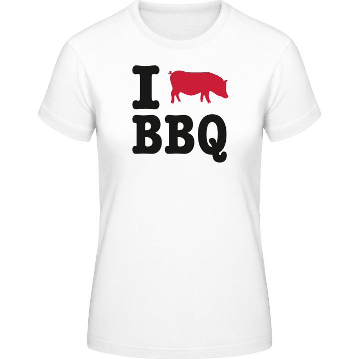 I Love BBQ Vrouwen T-shirt contain pic