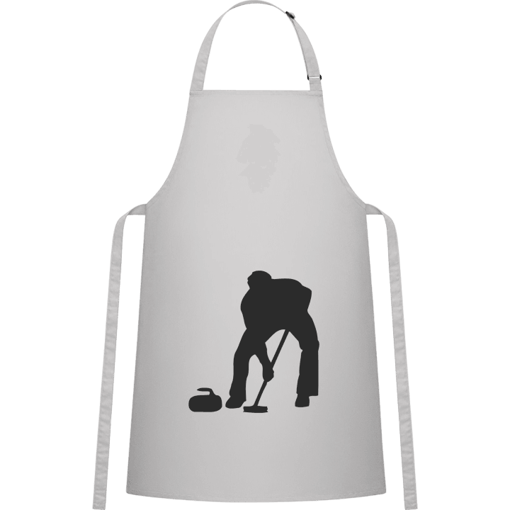 Curling Silhouette Kitchen Apron contain pic