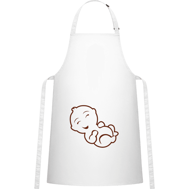 Baby Outline Comic Kitchen Apron 0 image
