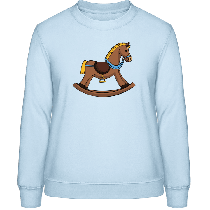 Rocking Horse Illustration Sweatshirt för kvinnor 0 image