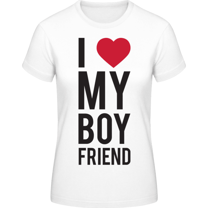 I Heart My Boyfriend Vrouwen T-shirt 0 image