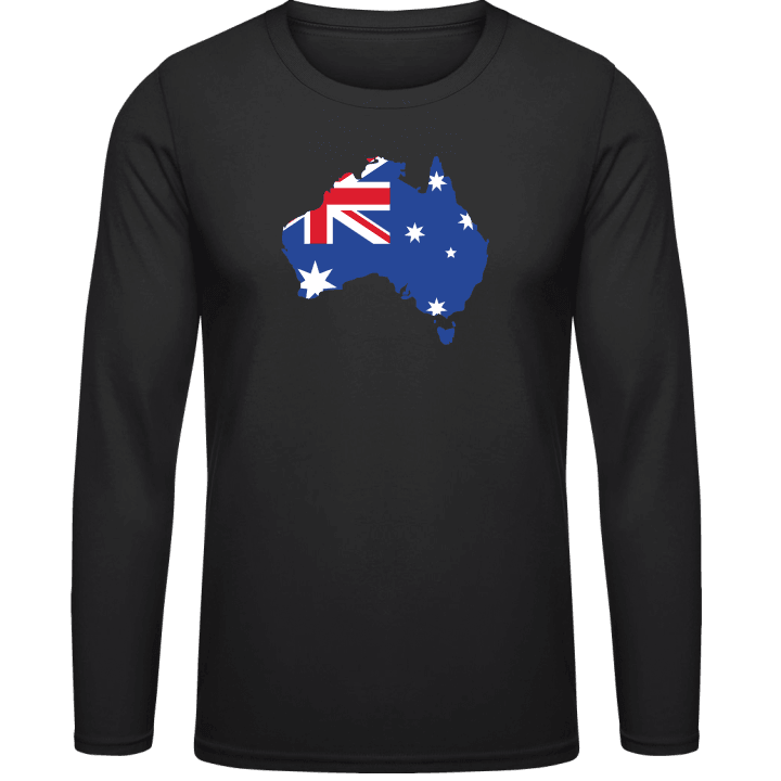 Australian Map Långärmad skjorta contain pic