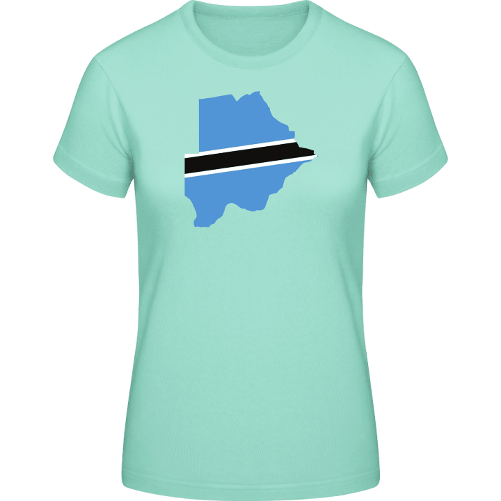 Botsuana Map T-shirt för kvinnor contain pic