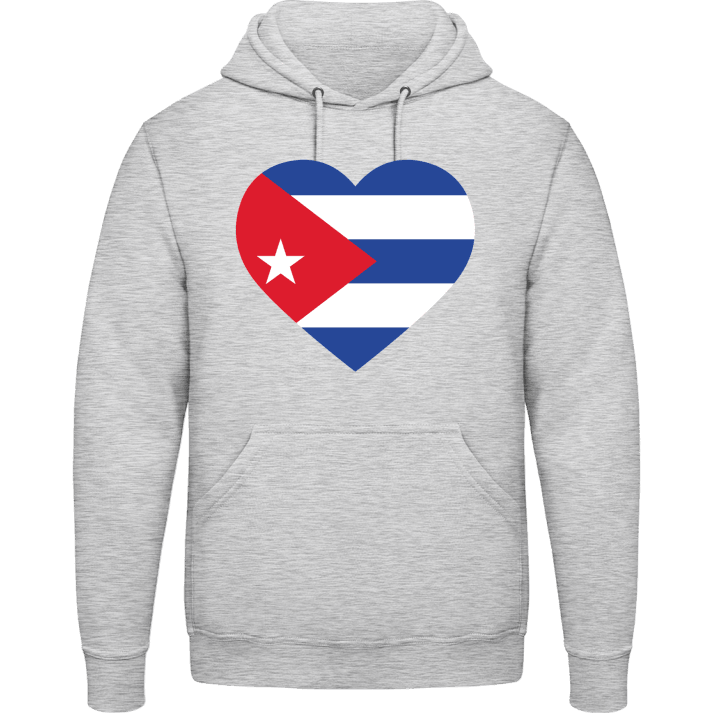 Cuba Heart Flag Huvtröja contain pic