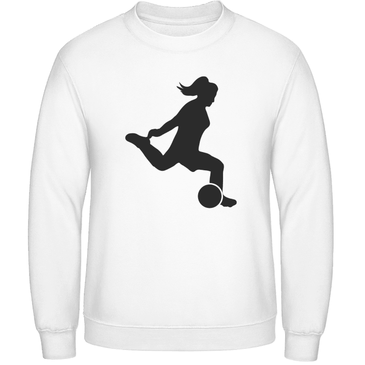 Female Soccer Illustration Sweatshirt 0 image