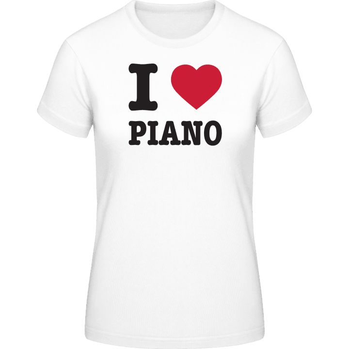 I Love Piano Frauen T-Shirt 0 image