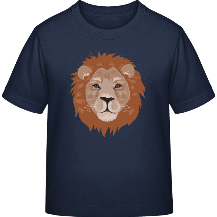 Realistic Lion Head T-shirt til børn 0 image