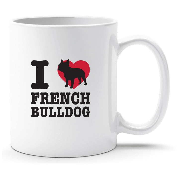 I Love French Bulldog Beker 0 image