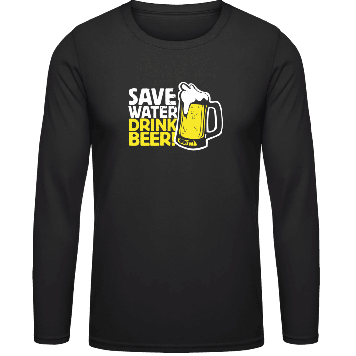 Save Water Shirt met lange mouwen 0 image