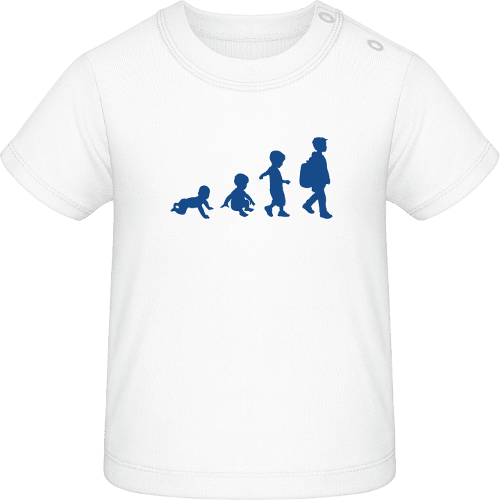 School Boy Evolution Baby T-skjorte contain pic