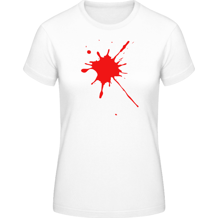 Blood Splash T-shirt för kvinnor contain pic