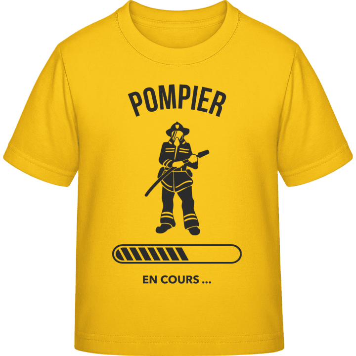 Pombier En Cours Kinder T-Shirt 0 image