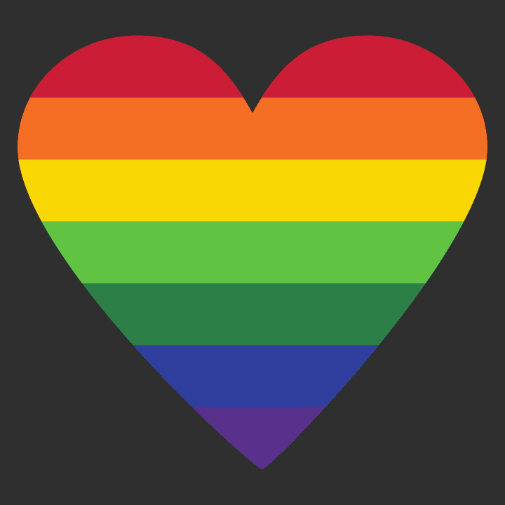 Rainbow Heart Stripes Women T-Shirt 0 image