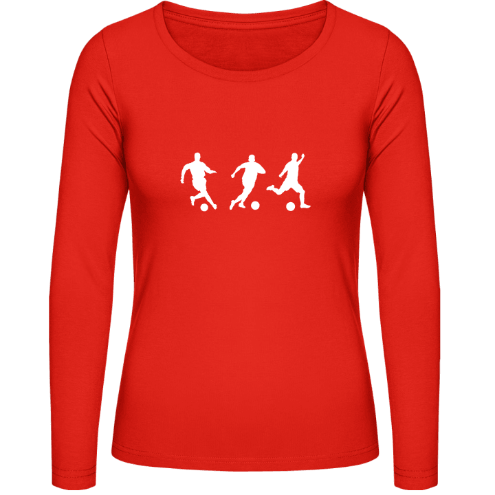 Football Scenes Vrouwen Lange Mouw Shirt contain pic