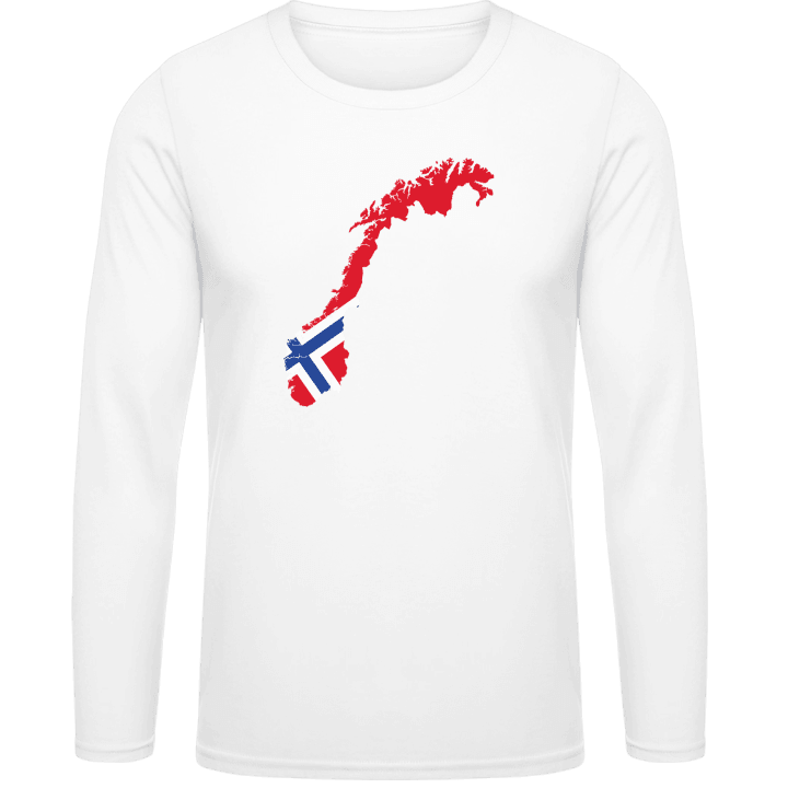 Norway Map T-shirt à manches longues contain pic