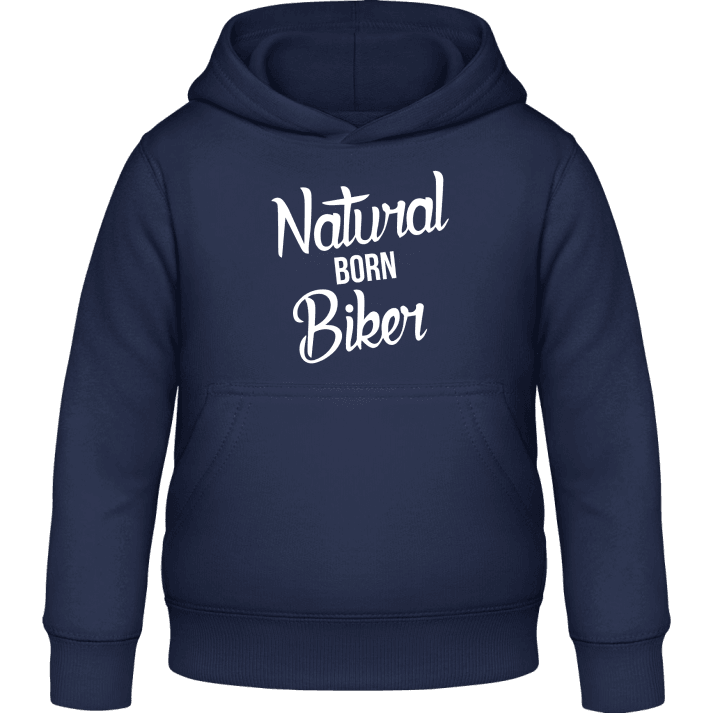 Natural Born Biker Text Kids Hoodie contain pic