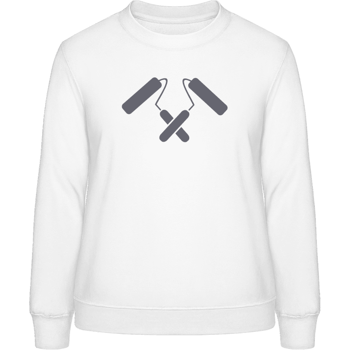 Painter Tools Crossed Sweatshirt för kvinnor contain pic