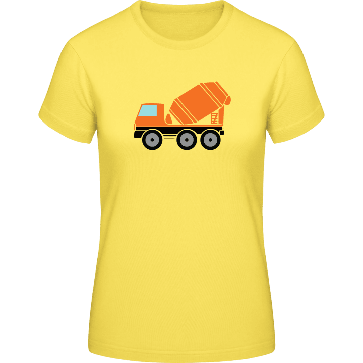 Construction Truck T-skjorte for kvinner contain pic