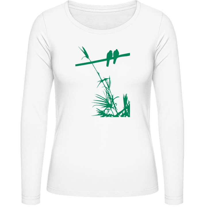 Love Birds T-shirt à manches longues pour femmes 0 image