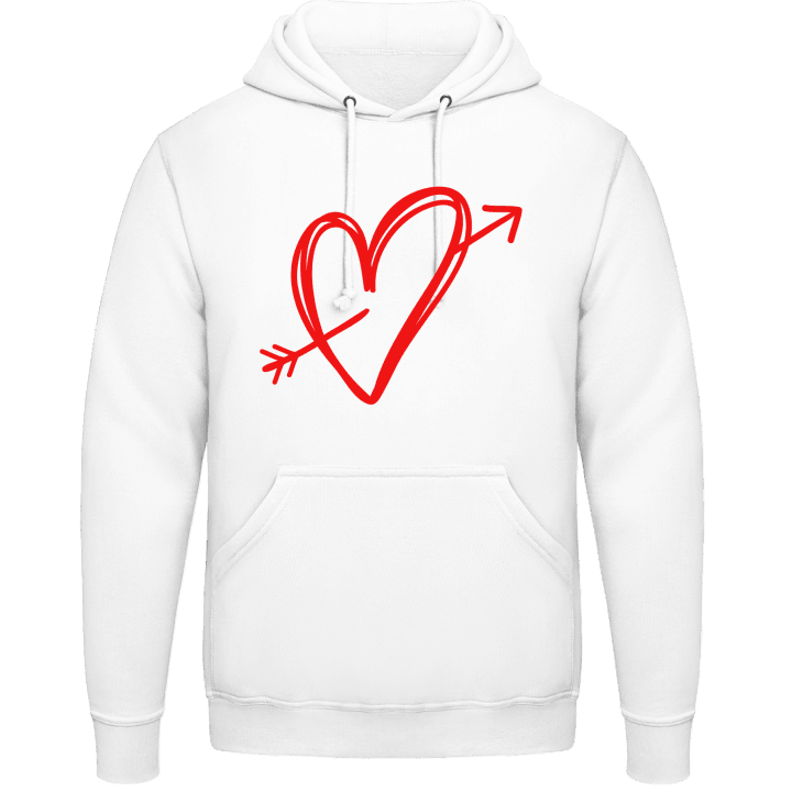 Heart With Arrow Hoodie contain pic