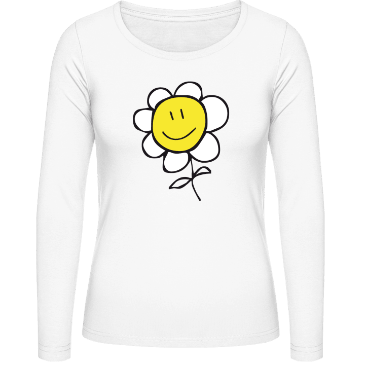 Smiley Flower Frauen Langarmshirt 0 image