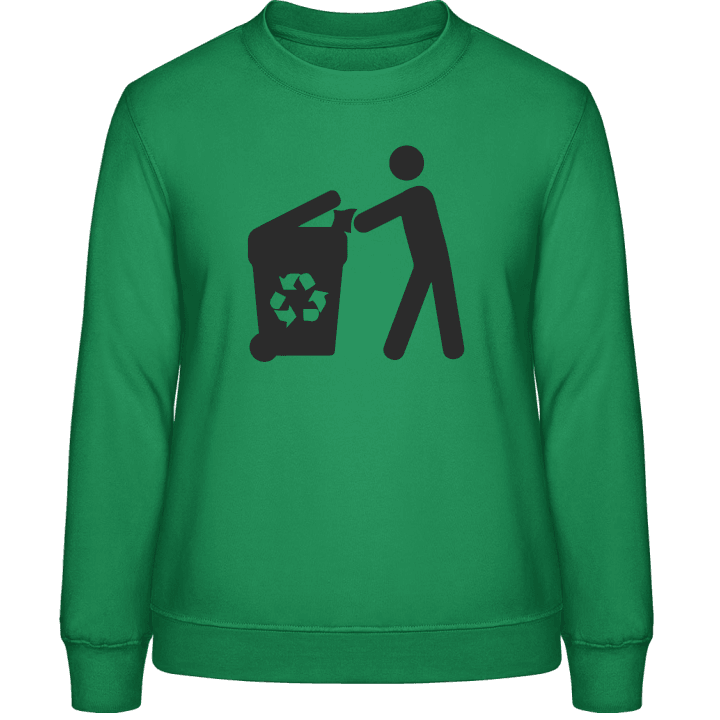 Garbage Man Logo Sweatshirt för kvinnor contain pic