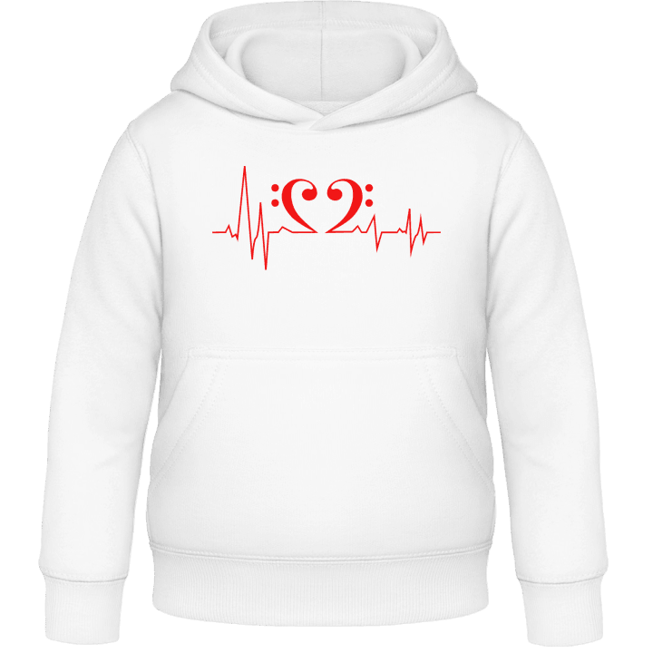 Bass Heart Frequence Kids Hoodie contain pic