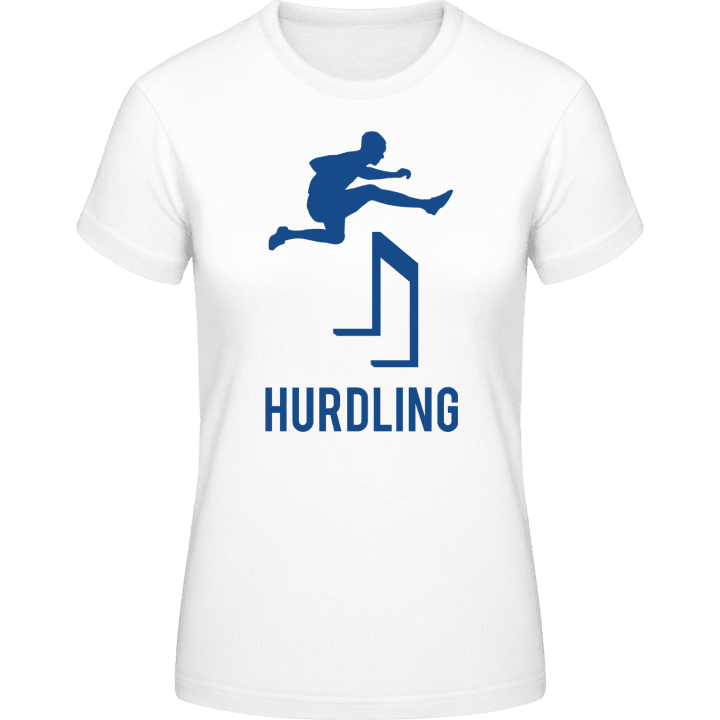 Hurdling Camiseta de mujer contain pic