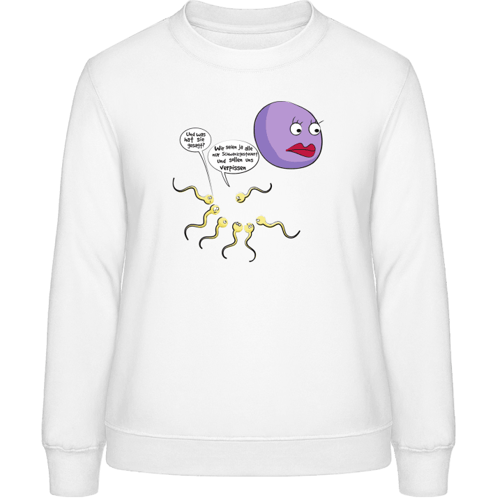 Insemination Humor Sweatshirt för kvinnor contain pic