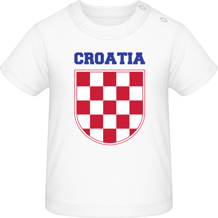 Croatia Flag Shield T-shirt för bebisar 0 image