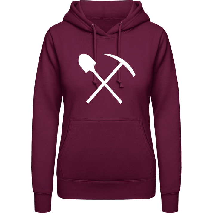 Shoveling Tools Vrouwen Hoodie contain pic