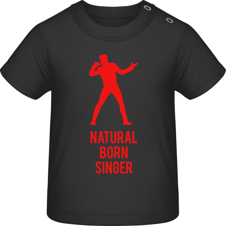 Natural Born Singer Camiseta de bebé contain pic