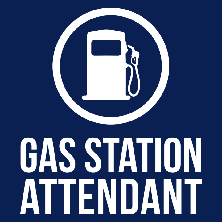 Gas Station Attendant Logo Camisa de manga larga para mujer 0 image