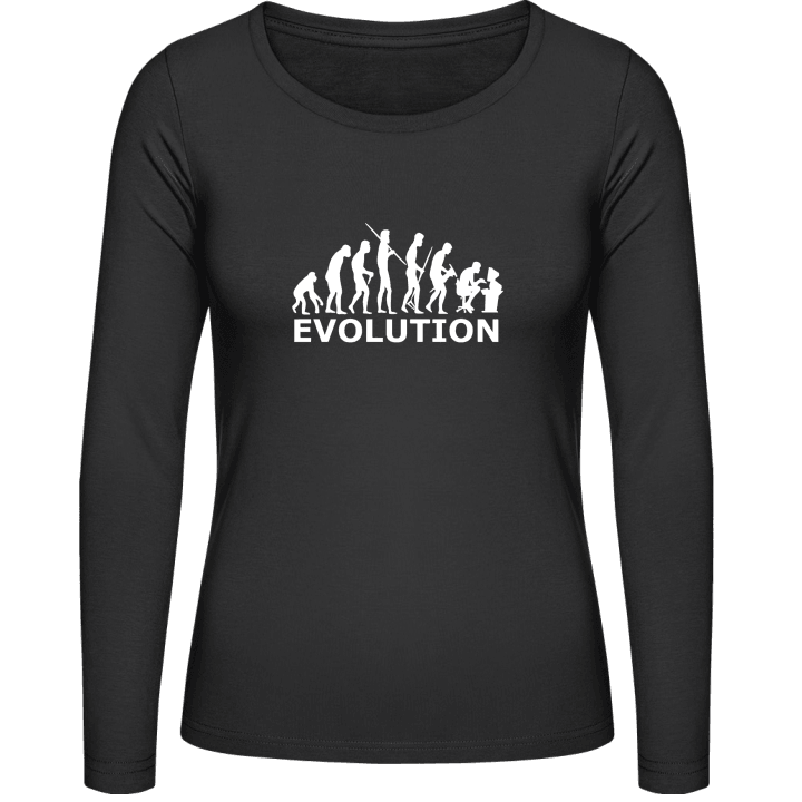 Evolution Informatique T-shirt à manches longues pour femmes contain pic