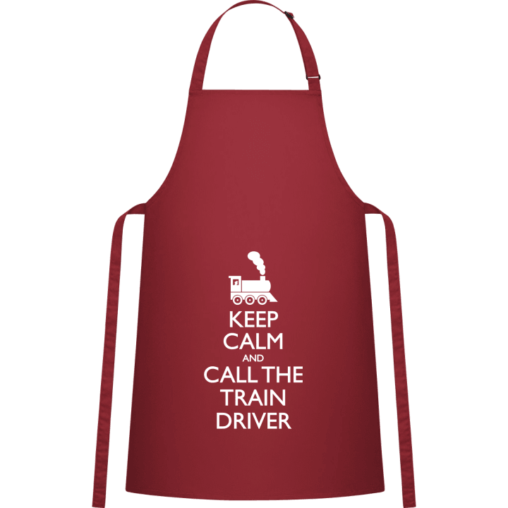 Keep Calm And Call The Train Driver Delantal de cocina contain pic