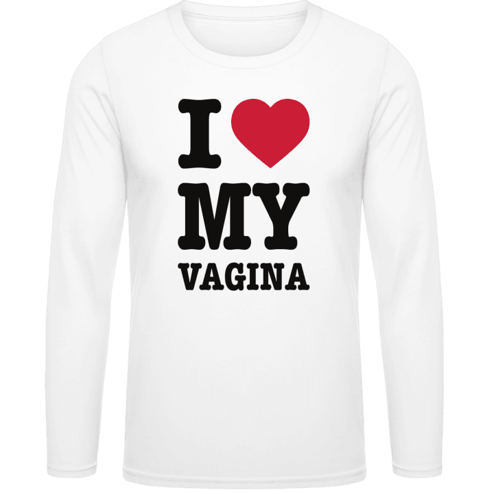I Love My Vagina Langermet skjorte contain pic