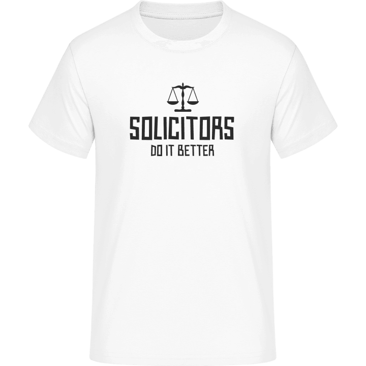 Solicitors Do It Better T-Shirt 0 image