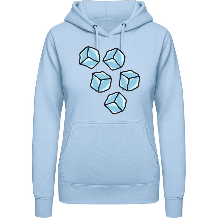Ice Cubes Illustration Women Hoodie contain pic
